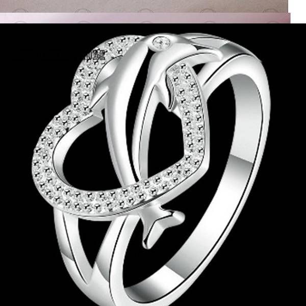 White Plated Finger Ring
