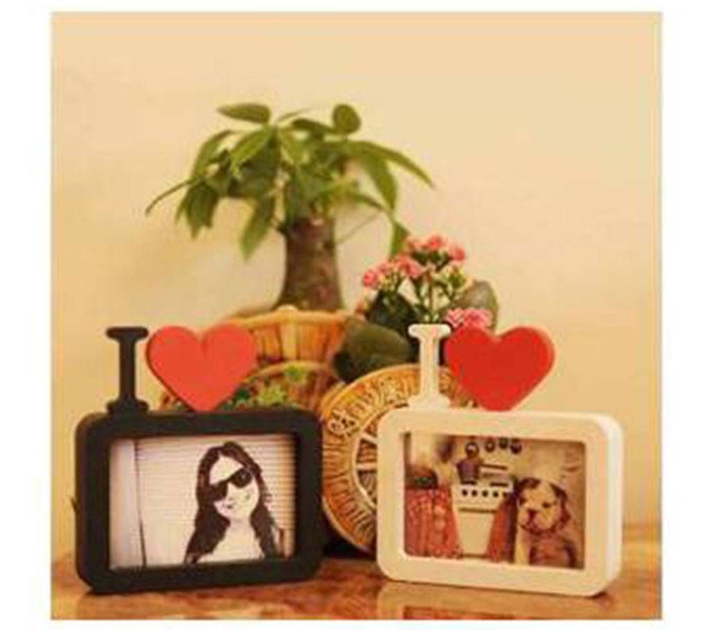Love shaped photo frame 