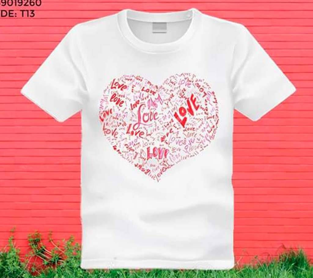 Mens valentine t-shirt