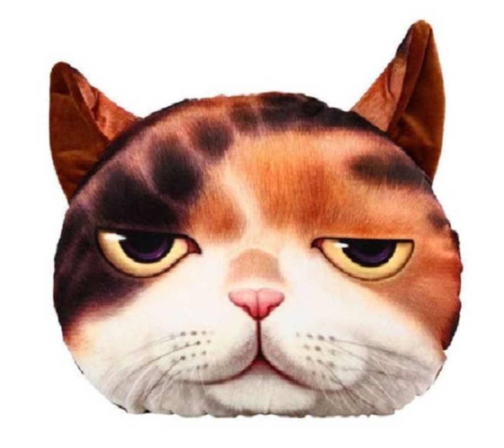 3D Cat Face Pillow-04
