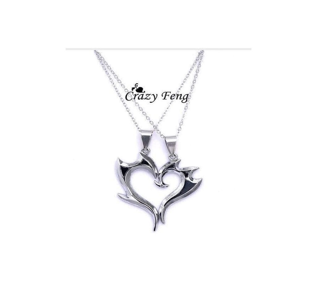 Heart Shape Couple Necklace