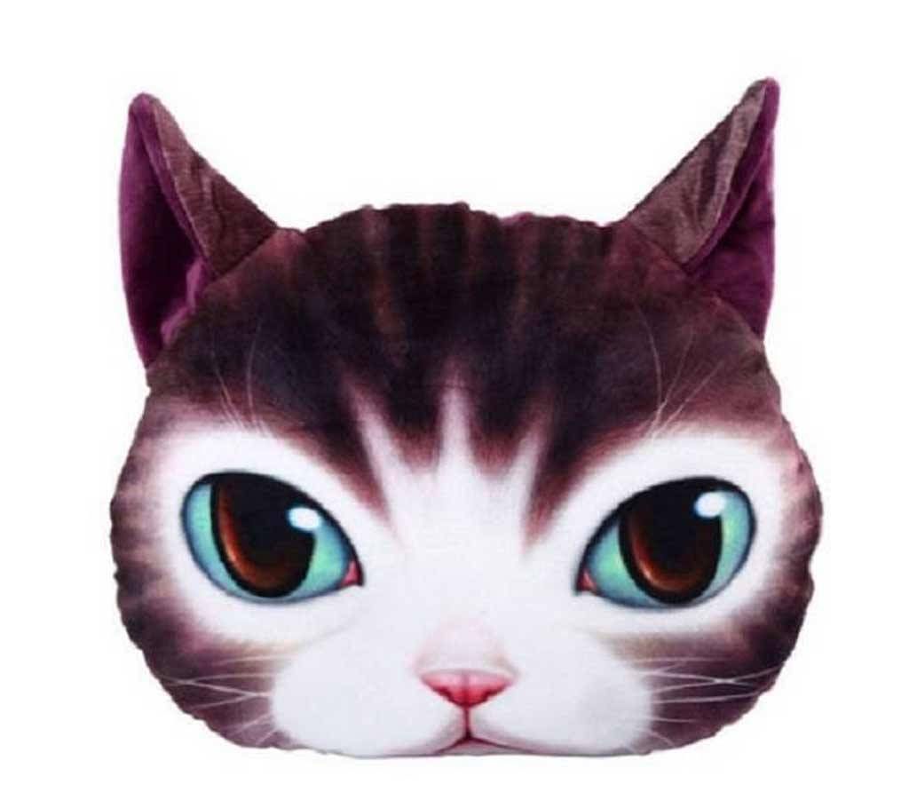 3D Cat Face Pillow-05