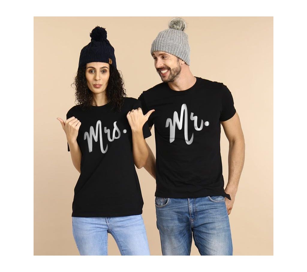 Mr & Mrs Black Couple T-Shirt