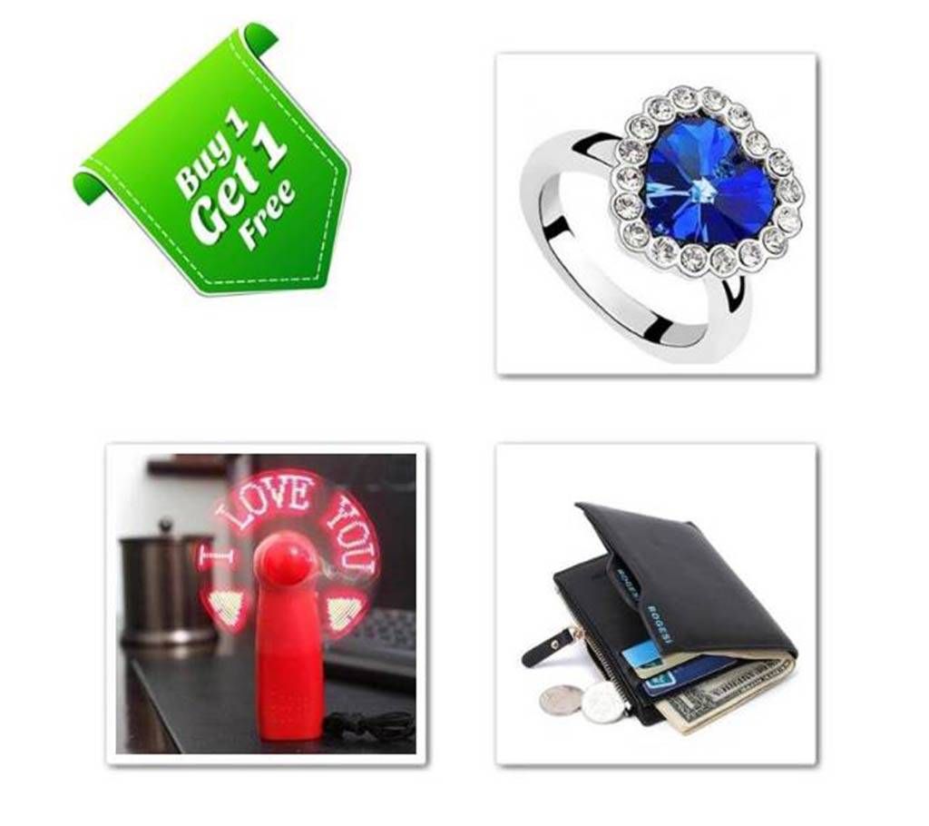 Combo Titanic Finger Ring & Bogesi Wallet (Copy)