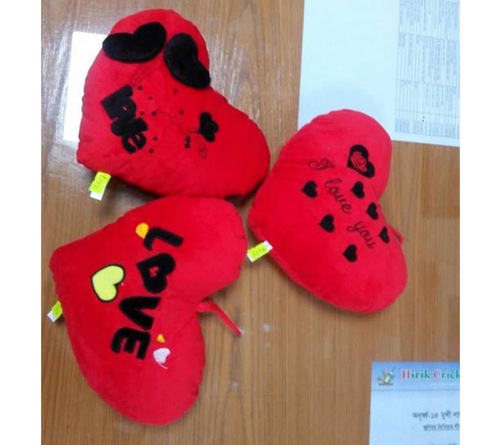Heart Shaped Pillow - Rd