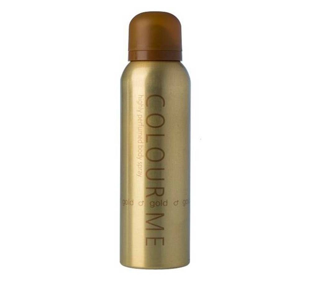 Colour Me Body Spray Gold for Men - 150ml