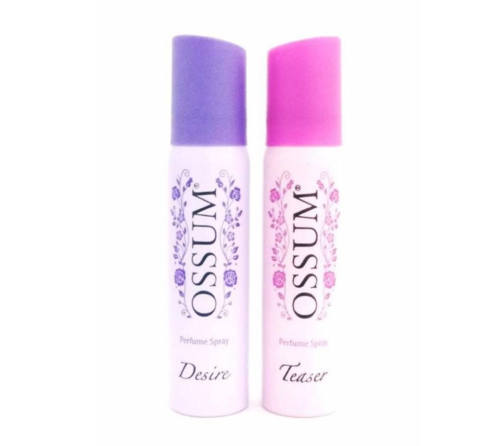 Ossum Combo of Desire & Teaser Deodorant for Ladies - Indian