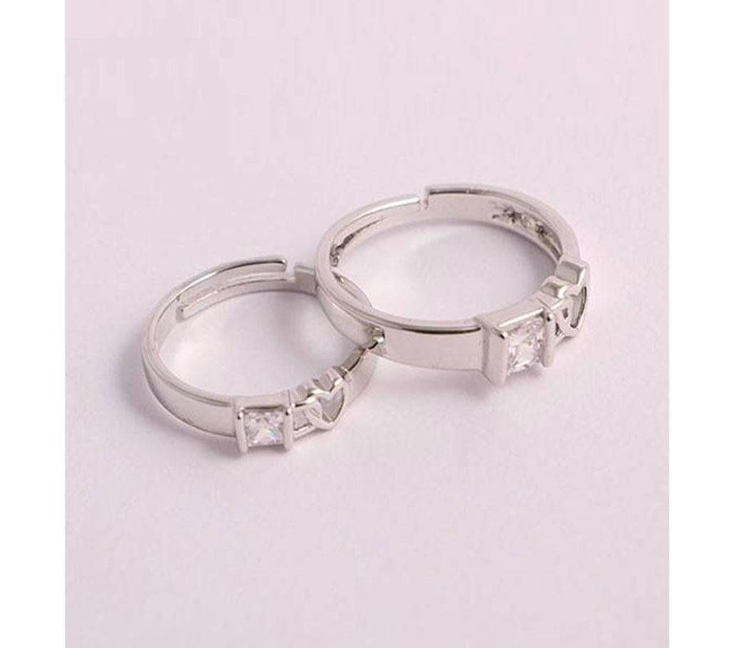 Silver Couple Ring