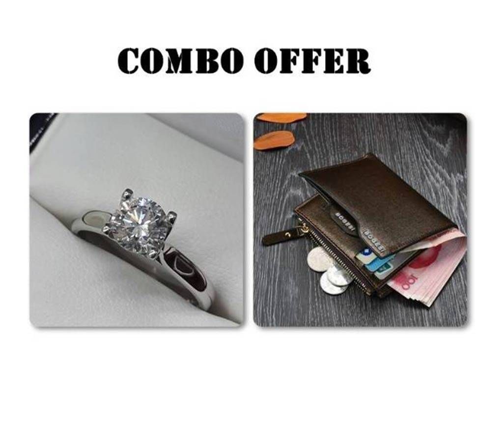Combo offer Finger Ring and Bogesi Wallet (Copy)