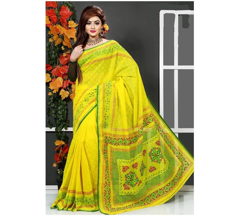 pure basunti andy silk sharee