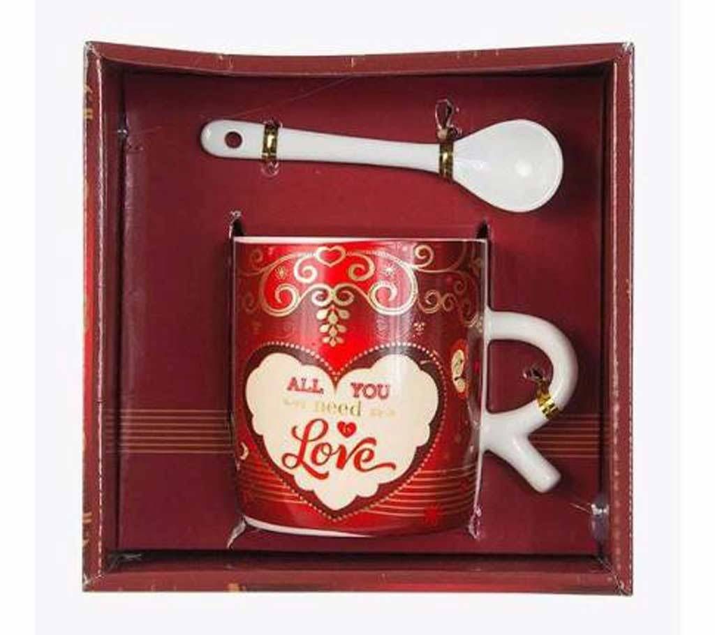 Valentine's Mug & Spoon