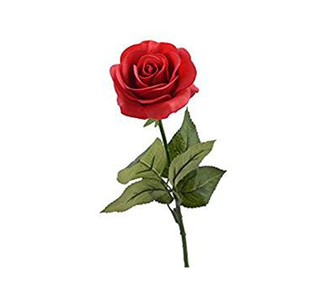 Artificial red rose stick