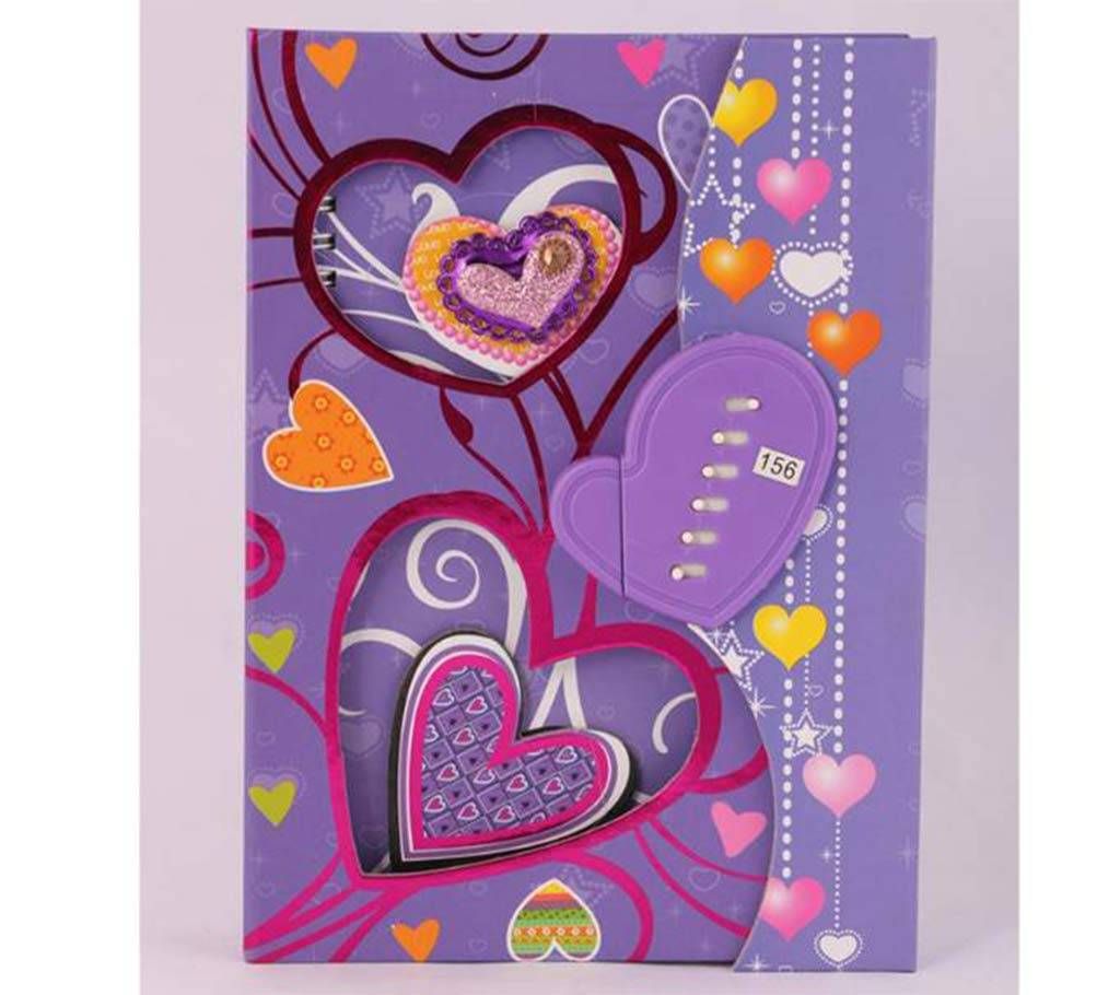 Beautiful SweetHeart  Secret Diary with Lock -02