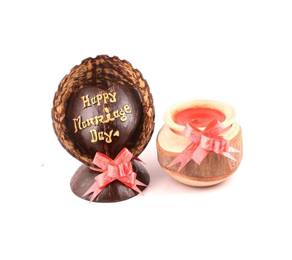 Happy Marriage day gift item with Candle