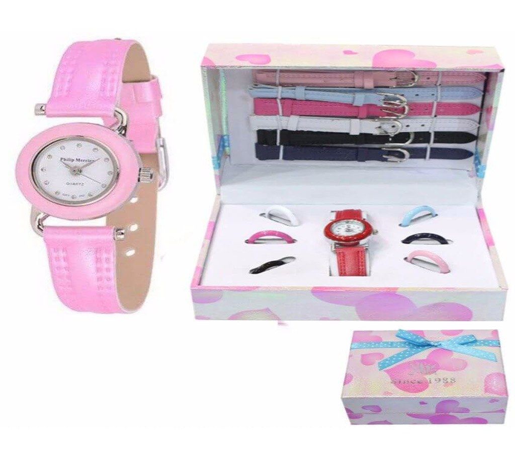 7 IN 1changebale dial and belt watch