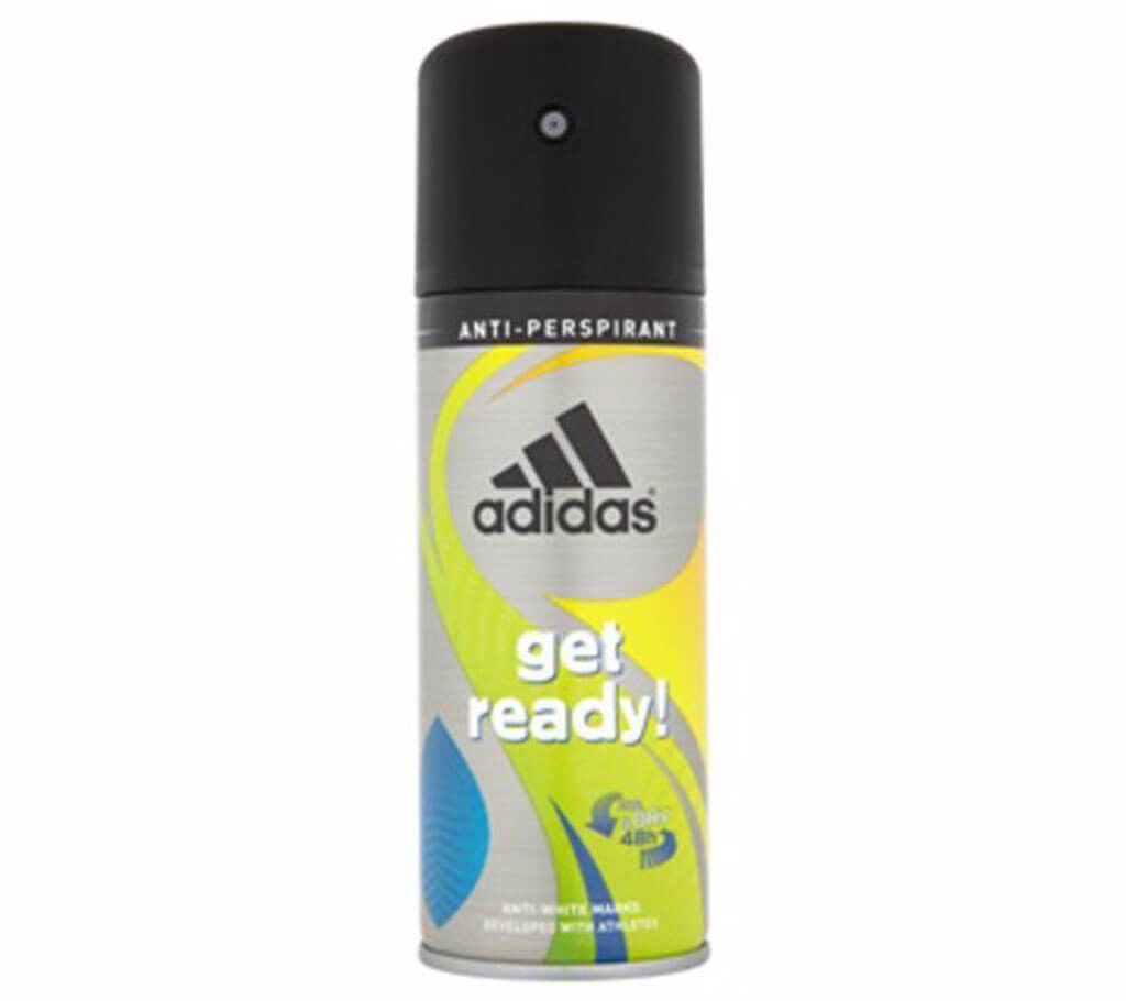 Adidas Anti Perspirant Get Ready body spray for men 