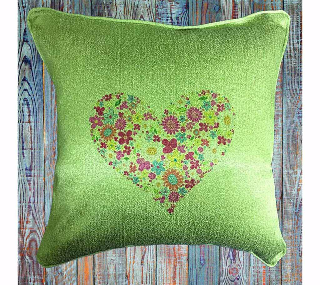 Cushion Cover - Heart Shape Flower