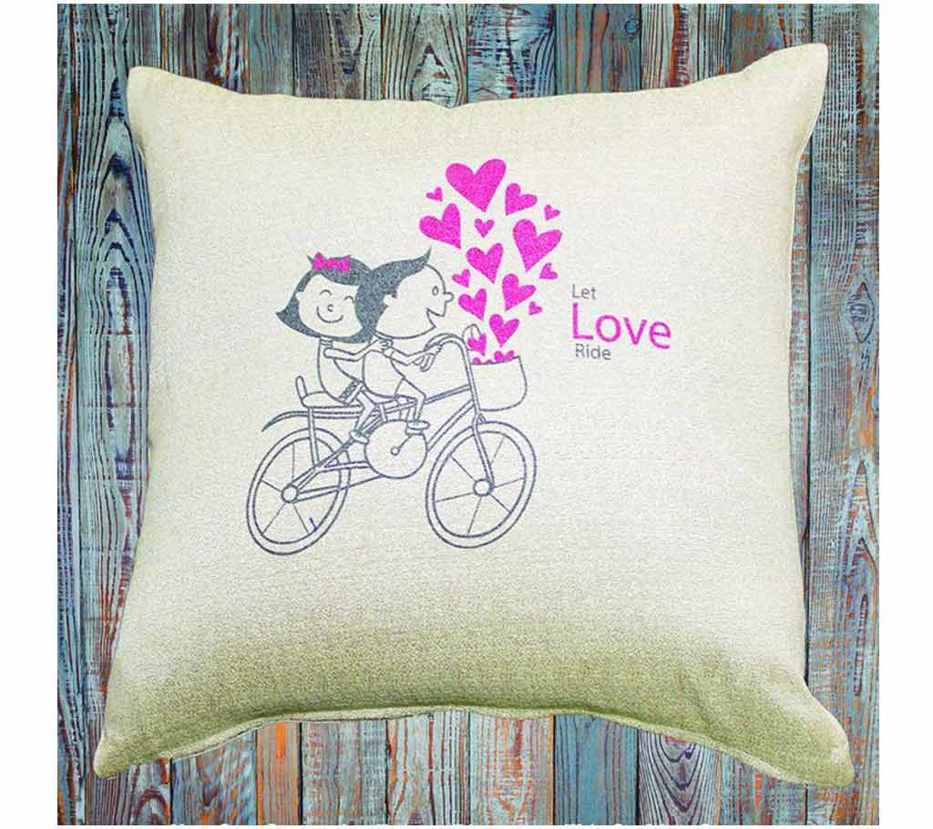 Let Love Ride Cushion Cover