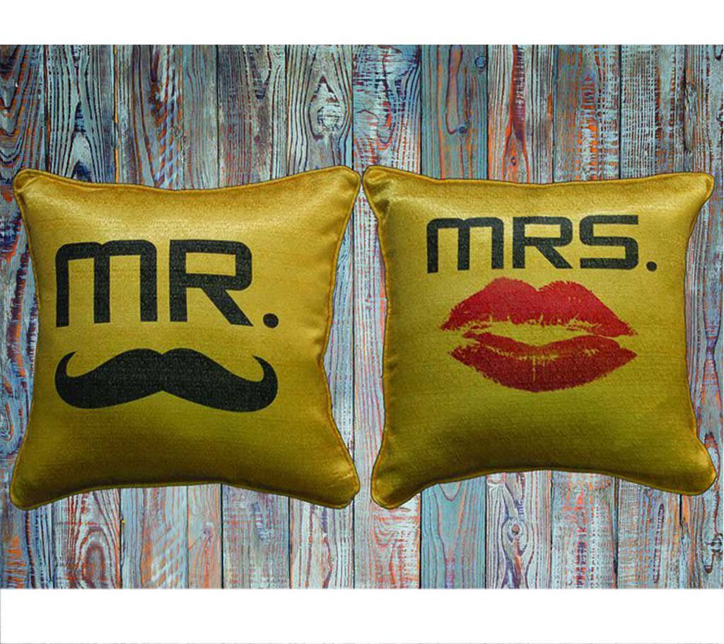 Mr. & Mrs. Couple Cushion Cover