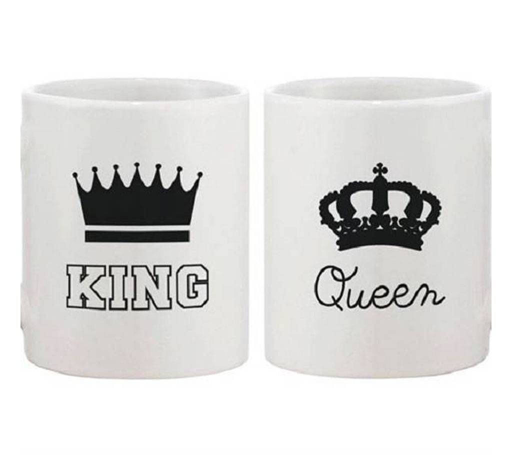 King & Queen Couple Mug 