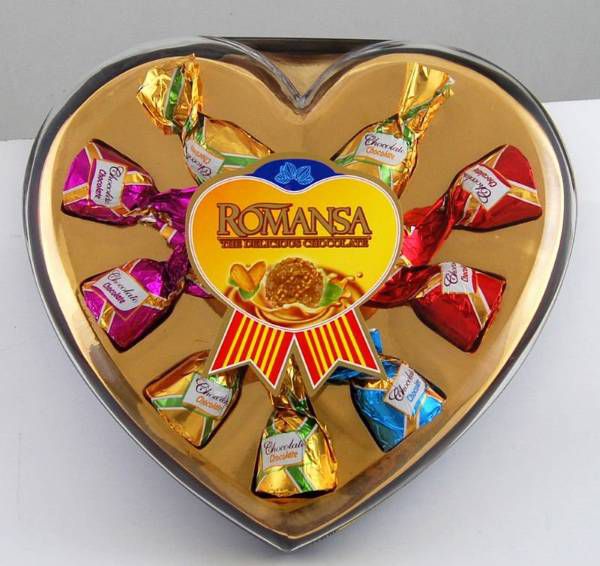 Romansa Heart Milk Chocolate