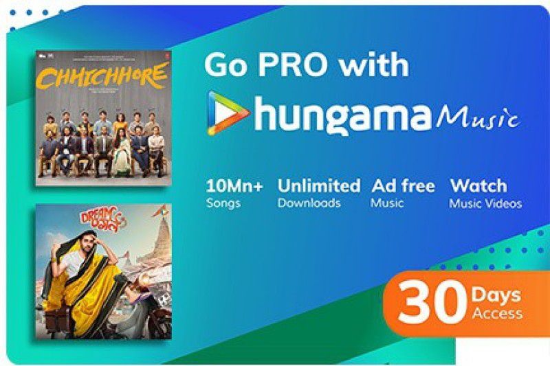 Hungama Music- 1 Month Digital Gift Card