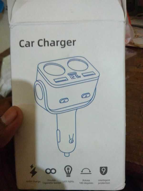 Car charger। mobile গাড়ি থেকে মোবাইল চার্জ দেওয়ার সকেট