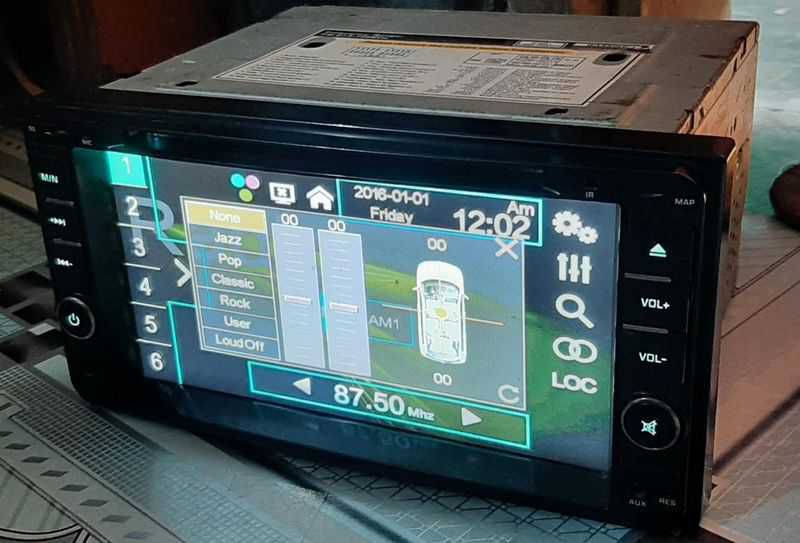 Toyota car video player