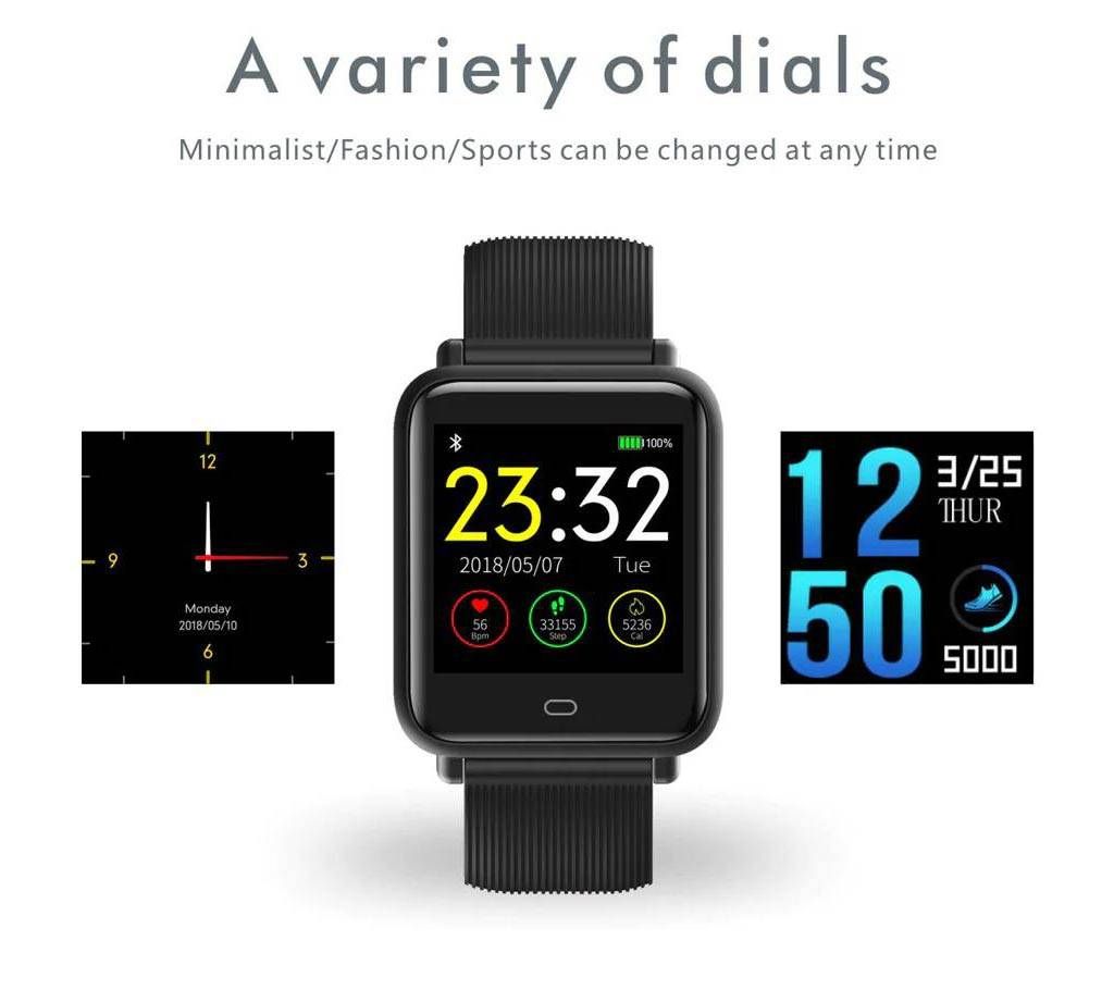 Hello Q9 Smart Watch Waterproof Blood Pressure