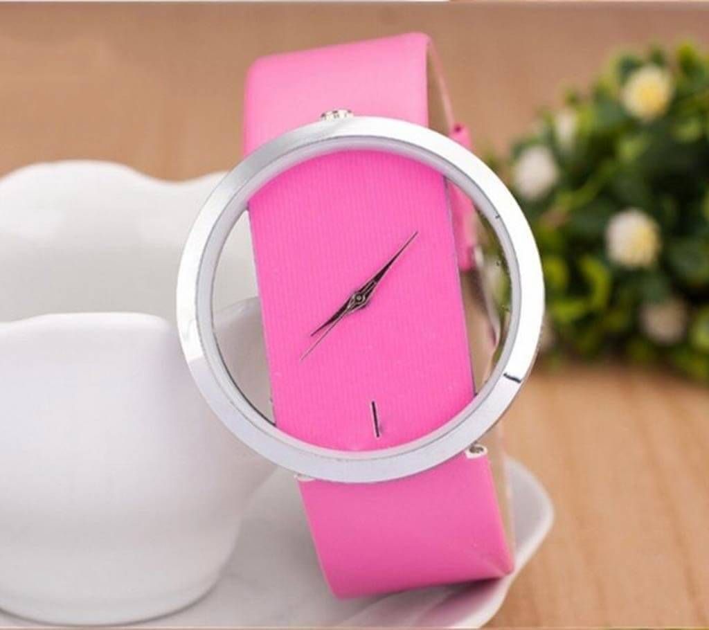 Ladies Wrist Watch - Transparent Dial