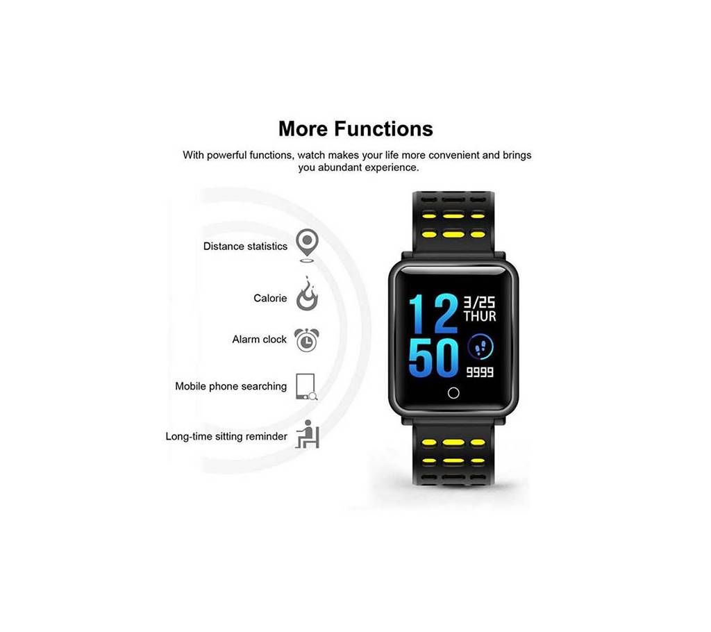 N88 Waterproof Bluetooth Smart Watch - SIM not Supported