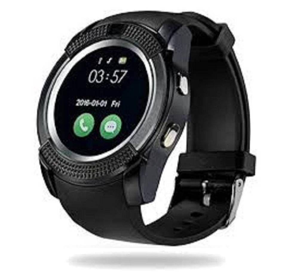 V8 Bluetooth Smart Watch - Black