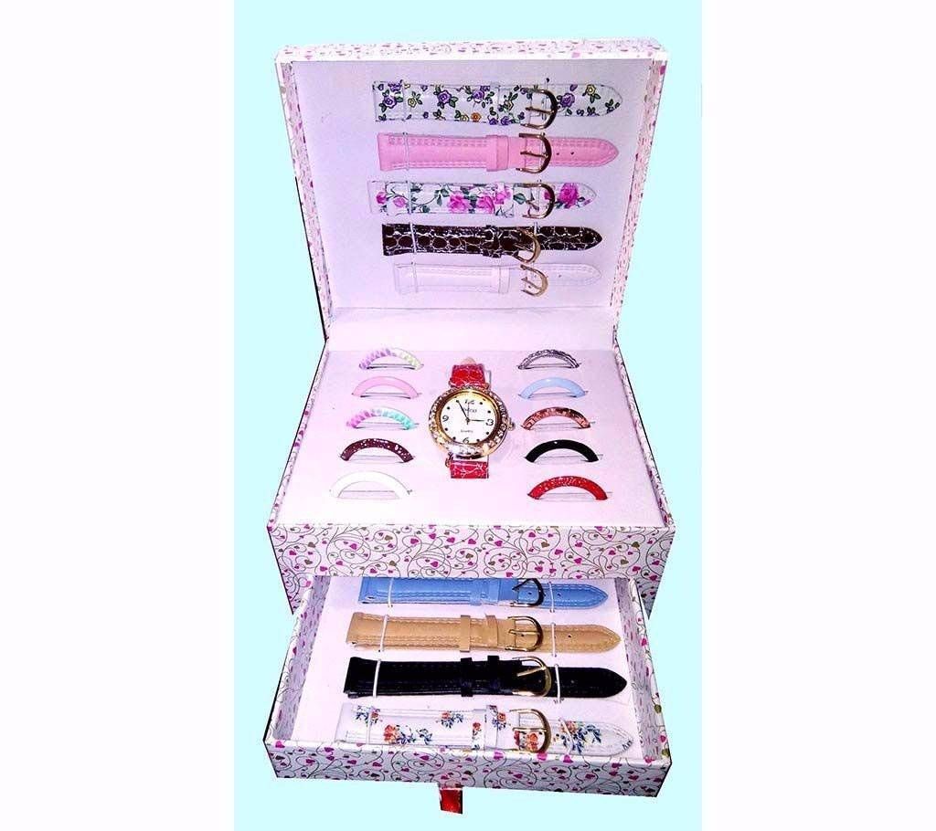 11 In 1 Changeable Dial Women's Watch