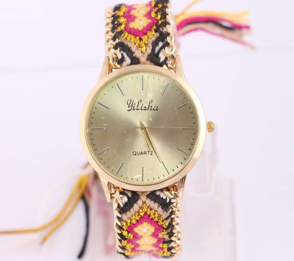 Ladies Fabric Watch