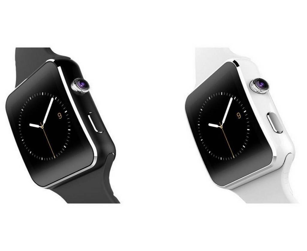 X6 Curved Display Smart Watch Sim Supported - 1 pcs