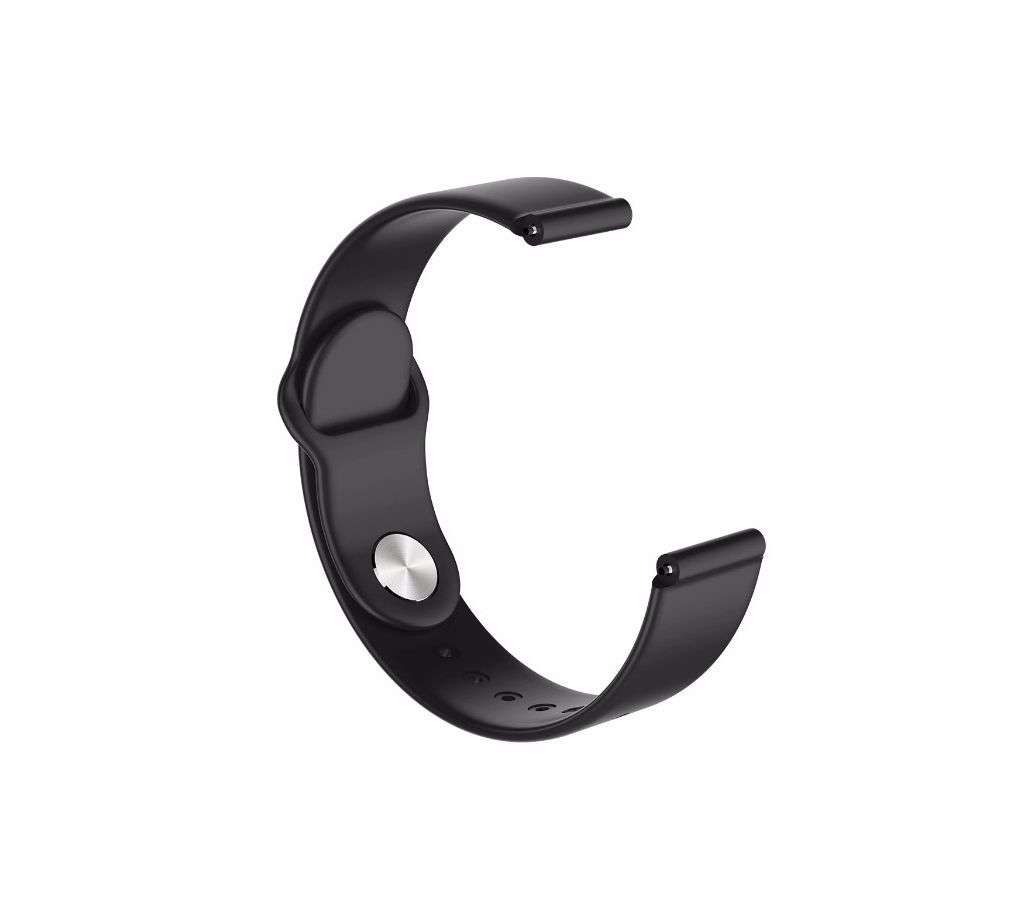 Silicone Replacement Smart Watch Strap  For B57-Black