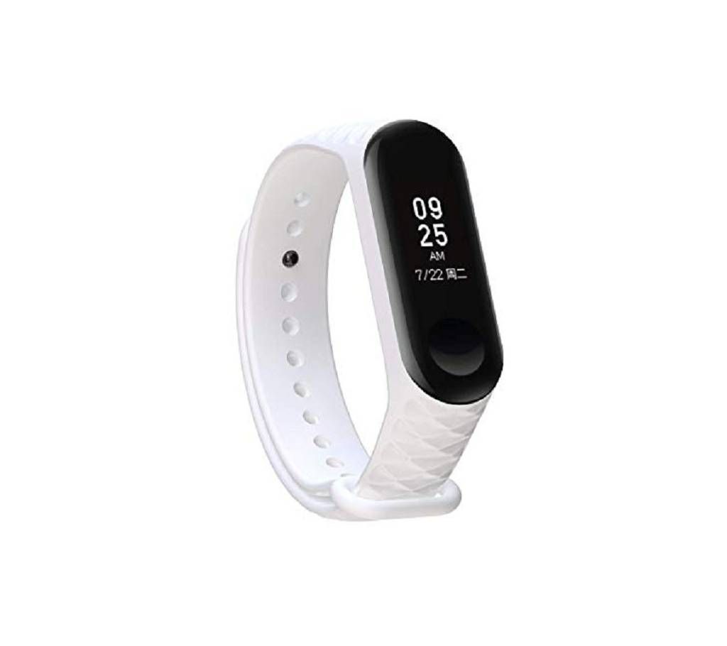 Replacement Silicone Strap for Mi Band 3 - White