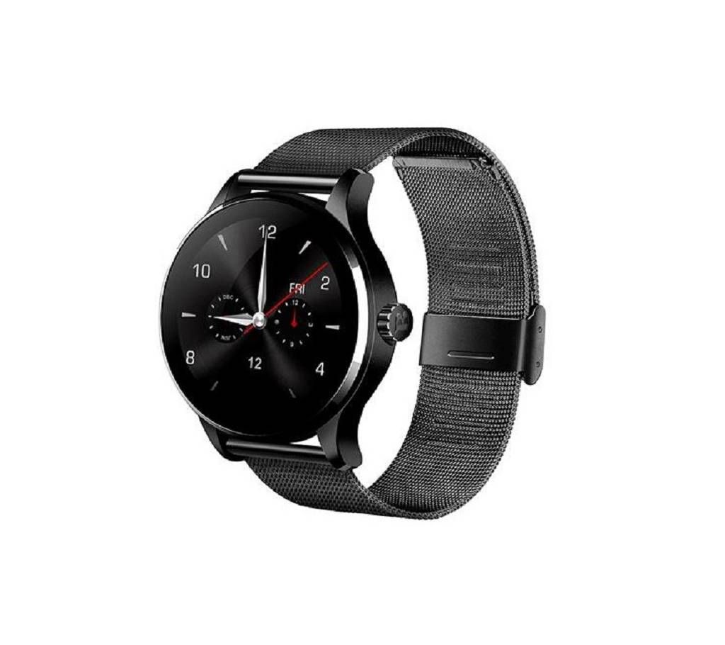 K88 Smartwatch Water-Proof Metal Body Call SMS Reminder Sleep Monitor IOS Android