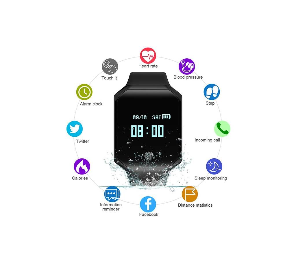 Z66 Fitness Tracker Smart Watch - No SIM 
