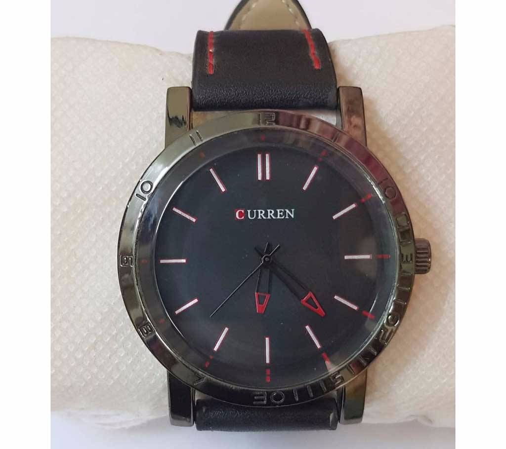 Curren Black Gents Wristwatch