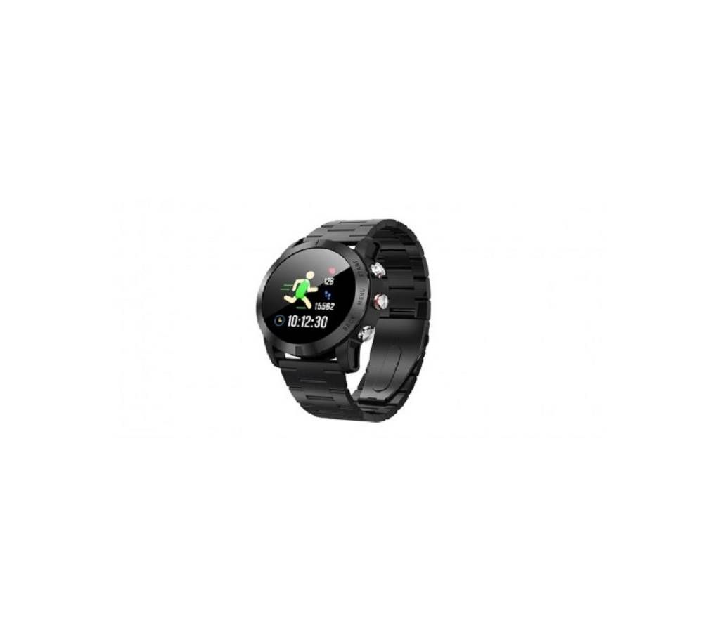 DT NO.1 S10 Full Touch Smartwatch Color Display Waterproof Metal Belt