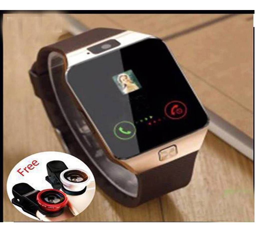 DZ09 smart watch with free Universal 3 In 1 Lens