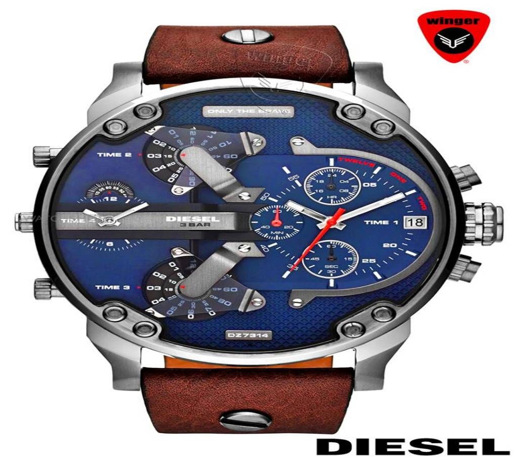 DIESEL Big Daddy 2.0 Watch (Blue)