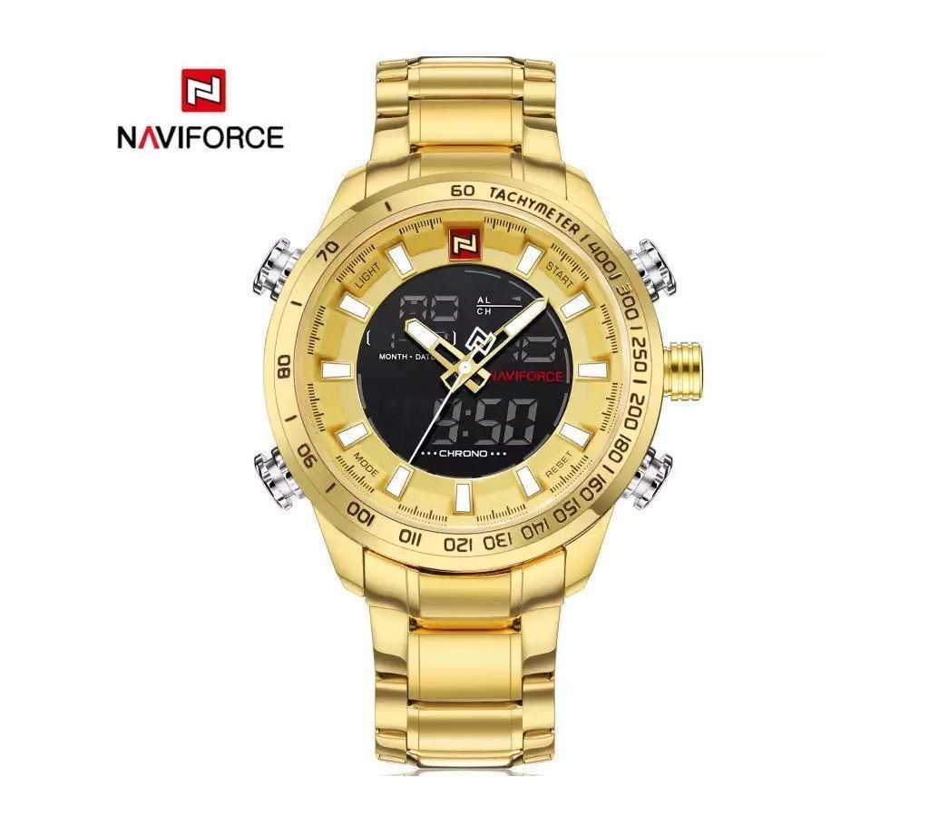 NAVIFORCE Mens Watch  NF9090  Gold with White  B24