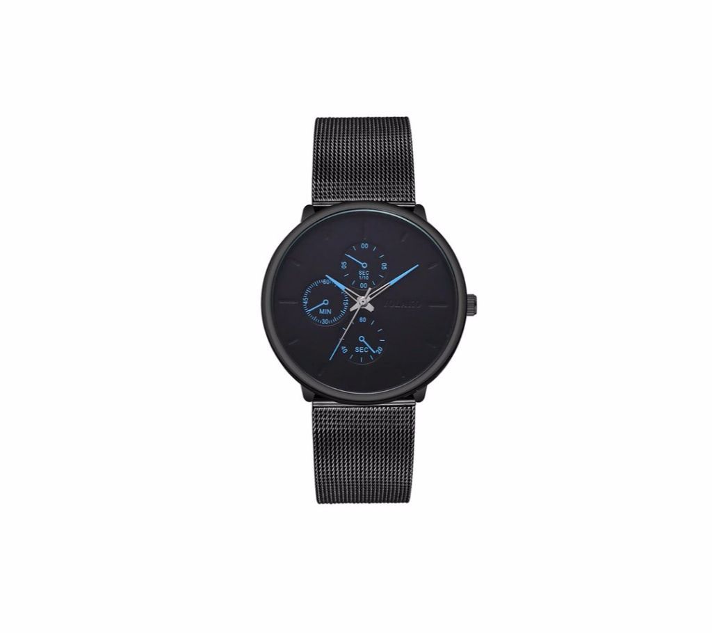 Stainless steel Mesh Belt  Simple Watch For Men