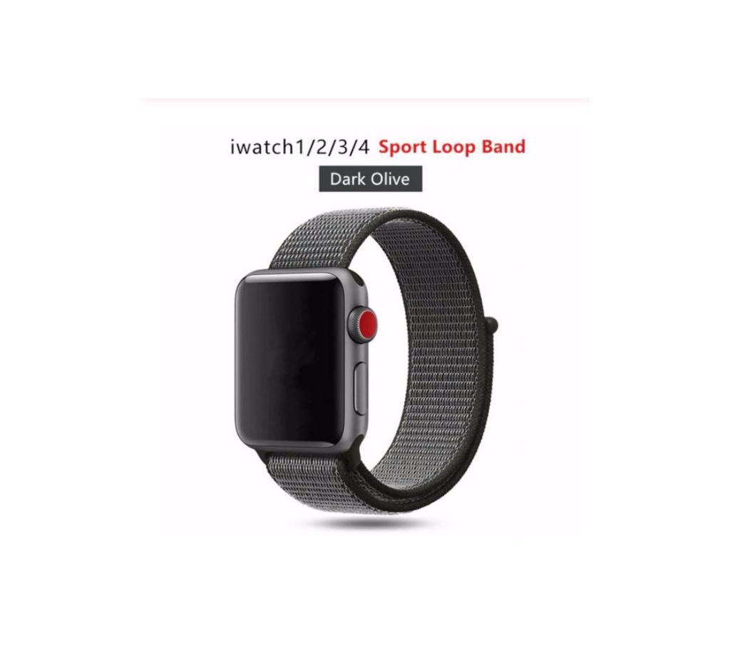 44MM/42MM Nylon Soft Replacement Strap For Apple Watch Series 4/3/2/1 (copy)-Black