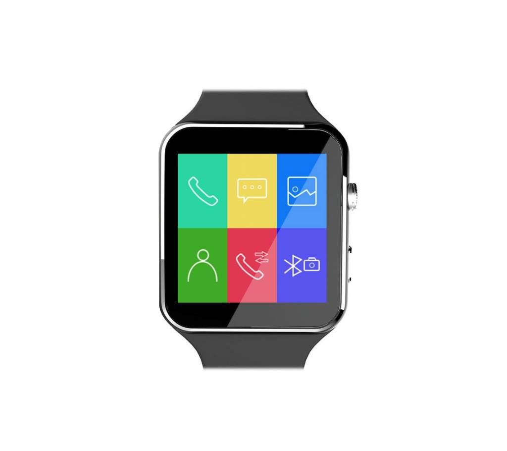 X6 Smart Watch Sim supported Black