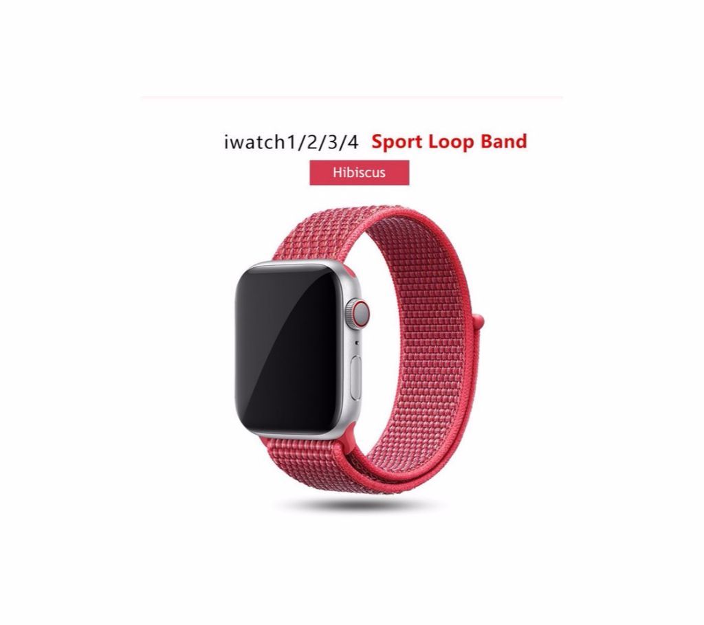 44MM/42MM Nylon Soft Replacement Strap For Apple Watch Series 4/3/2/1 (copy)-Pink