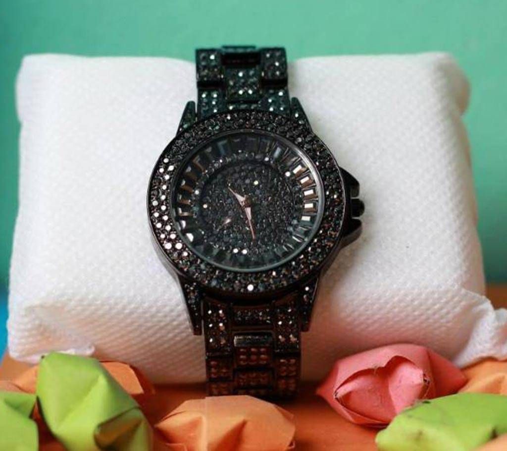stone coated ladies watch