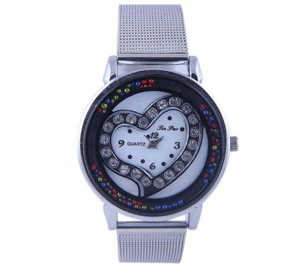 Ladies Heart shape Design wrist watch